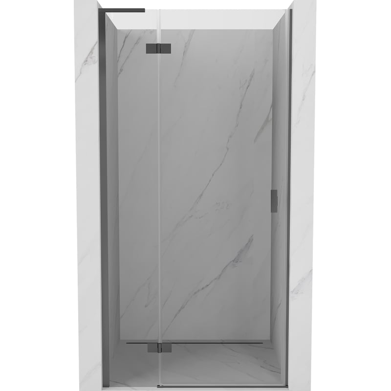Mexen Mist-H L porte de douche pivotante gauche 105 cm, transparent, gun metal - 8A5L-105-000-95-00-L