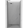 Mexen Mist-H L porte de douche pivotante gauche 110 cm, transparente, métal gris - 8A5L-110-000-95-00-L