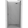 Mexen Mist-H L porte de douche battante droite 95 cm, transparente, métal gun - 8A5L-095-000-95-00-P