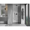 Mexen Mist-H L porte de douche battante droite 100 cm, transparent, métal canon - 8A5L-100-000-95-00-P