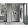 Mexen Mist-H L porte de douche battante droite 100 cm, transparent, métal canon - 8A5L-100-000-95-00-P