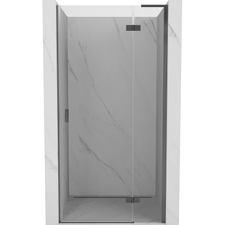 Mexen Mist-H L porte de douche pivotante droite 105 cm, transparent, gun metal - 8A5L-105-000-95-00-P