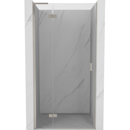 Mexen Mist-H L porte de douche battante gauche 70 cm, transparent, nickel brossé - 8A5L-070-000-97-00-L