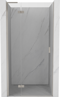 Mexen Mist-H L porte de douche battante gauche 115 cm, transparent, nickel brossé - 8A5L-115-000-97-00-L