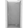 Mexen Mist-H L porte de douche pivotante droite 80 cm, transparent, nickel brossé - 8A5L-080-000-97-00-P