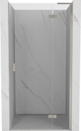 Mexen Mist-H L porte de douche pivotante droite 95 cm, transparent, nickel brossé - 8A5L-095-000-97-00-P