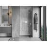 Mexen Mist-H L porte de douche pivotante droite 105 cm, transparent, nickel brossé - 8A5L-105-000-97-00-P