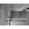 Mexen Mist-H T cabine de douche pivotante à gauche 105 x 80 cm, transparent, blanc - 8A5T-105-080-20-00-L