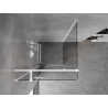 Mexen Mist-H T cabine de douche à porte battante gauche 90 x 90 cm, transparent, blanc - 8A5T-090-090-20-00-L