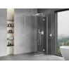 Mexen Mist-H T cabine de douche battante à droite 85 x 85 cm, transparent, blanc - 8A5T-085-085-20-00-P
