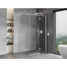 Mexen Mist-H T cabine de douche pivotante droite 95 x 120 cm, transparente, blanche - 8A5T-095-120-20-00-P