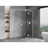 Mexen Mist-H T cabine de douche pivotante droite 100 x 120 cm, transparent, blanc - 8A5T-100-120-20-00-P