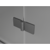 Mexen Mist-H T cabine de douche pivotante gauche 90 x 70 cm, transparent, gun gray brossé - 8A5T-090-070-66-00-L