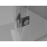Mexen Mist-H T cabine de douche pivotante gauche 90 x 70 cm, transparent, gun gray brossé - 8A5T-090-070-66-00-L
