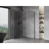 Mexen Mist-H T cabine de douche pivotante gauche 90 x 70 cm, transparent, gun gray brossé - 8A5T-090-070-66-00-L