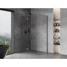Mexen Mist-H T cabine de douche pivotante gauche 90 x 70 cm, transparent, gun gray brossé - 8A5T-090-070-66-00-L