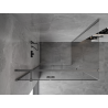 Mexen Mist-H T cabine de douche pivotante gauche 90 x 70 cm, transparent, gun gray brossé - 8A5T-090-070-66-00-L