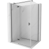Mexen Mist-H T cabine de douche pivotante gauche 90 x 70 cm, transparent, gun gray brossé - 8A5T-090-070-66-00-L