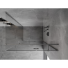 Mexen Mist-H T cabine de douche à charnière droite 95 x 70 cm, transparent, gris canon brossé - 8A5T-095-070-66-00-P