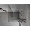 Mexen Mist-H T cabine de douche pivotante droite 80 x 80 cm, transparent, gris gun brossé - 8A5T-080-080-66-00-P