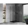 Mexen Mist-H T cabine de douche à battant droite 85 x 85 cm, transparente, gris fusil brossé - 8A5T-085-085-66-00-P