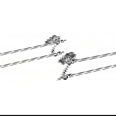 Mexen Estela double porte-serviettes, Chrome - 7011525-00