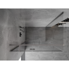Mexen Mist-H T cabine de douche pivotante gauche 120 x 70 cm, transparente, métal canon - 8A5T-120-070-95-00-L