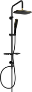 Mexen T49 colonne de douche, noire/dorée - 798494993-75