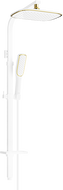 Mexen Q49 colonne de douche, blanc/or - 798494995-25