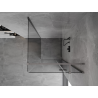Mexen Mist-H T cabine de douche pivotante droite 75 x 75 cm, transparent, métal canon - 8A5T-075-075-95-00-P