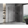 Mexen Mist-H T cabine de douche pivotante droite 75 x 80 cm, transparent, métal gun - 8A5T-075-080-95-00-P
