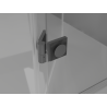 Mexen Mist-H T cabine de douche pivotante droite 90 x 80 cm, transparent, gun metal - 8A5T-090-080-95-00-P