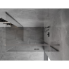 Mexen Mist-H T cabine de douche pivotante droite 90 x 80 cm, transparent, gun metal - 8A5T-090-080-95-00-P