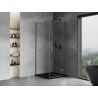 Mexen Mist-H T cabine de douche pivotante droite 90 x 90 cm, transparent, métal gun - 8A5T-090-090-95-00-P