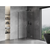 Mexen Mist-H T cabine de douche pivotante droite 90 x 90 cm, transparent, métal gun - 8A5T-090-090-95-00-P