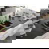 Mexen Carlos évier en granit à 1,5 cuve avec robinet mélangeur Rita, Noir - 6518-77-670300-00