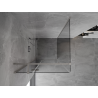 Mexen Mist-H T cabine de douche pivotante gauche 85 x 85 cm, transparent, nickel brossé - 8A5T-085-085-97-00-L