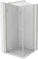 Mexen Mist-H T cabine de douche pivotante gauche 70 x 70 cm, transparent, chrome - 8A5T-070-070-01-00-L