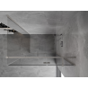 Mexen Mist-H T cabine de douche pivotante gauche 70 x 70 cm, transparent, chrome - 8A5T-070-070-01-00-L