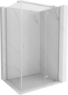 Mexen Mist-H T cabine de douche pivotante droite 80 x 70 cm, transparent, nickel brossé - 8A5T-080-070-97-00-P