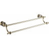 Mexen Estela porte-serviettes double, doré - 7011525-50