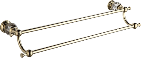 Mexen Estela porte-serviettes double, doré - 7011525-50