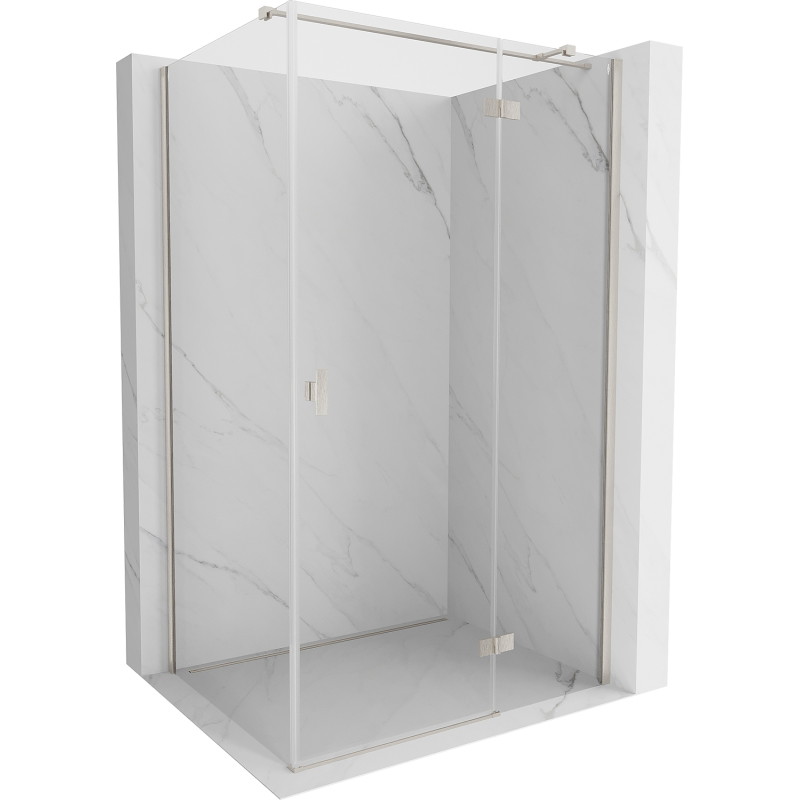 Mexen Mist-H T cabine de douche pivotante gauche 70 x 70 cm, transparent, chrome - 8A5T-070-070-01-00-L