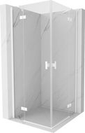 Mexen Mist-H Duo cabine de douche pliante 70 x 70 cm, transparent, chrome - 8A5-070L-070P-01-00