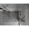 Mexen Mist-H Duo cabine de douche pivotante droite 70 x 80 cm, transparent, gris canon brossé - 8A5-070L-080P-66-00