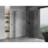 Mexen Mist-H Cabine de douche pliante duo côté droit 85 x 90 cm, transparent, gris pistolet brossé - 8A5-085L-090P-66-00