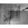 Mexen Mist-H Douche cabine pliante duo 105 x 105 cm, transparent, gris canon brossé - 8A5-105L-105P-66-00