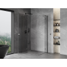Mexen Mist-H Duo cabine de douche pivotante gauche 95 x 75 cm, transparent, métal gun - 8A5-095L-075P-95-00