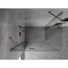 Mexen Mist-H Duo cabine de douche pivotante gauche 105 x 75 cm, transparent, métal gun - 8A5-105L-075P-95-00