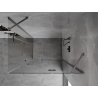 Mexen Mist-H Duo cabine de douche battante droite 75 x 90 cm, transparent, métal gun - 8A5-075L-090P-95-00